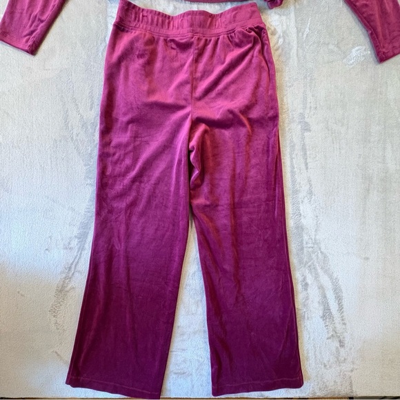 Velour 90s Sport Athletic Running Walking Tracksuit Sz M - Picture 8 of 12